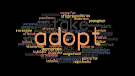 adopt synonym|other term for adoption.